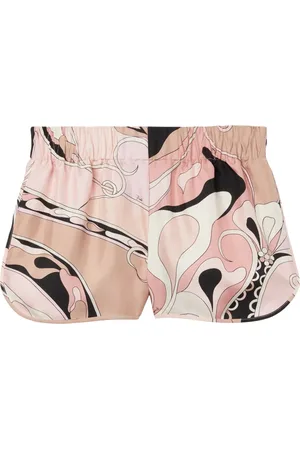 Puccini Orchidee-print shorts