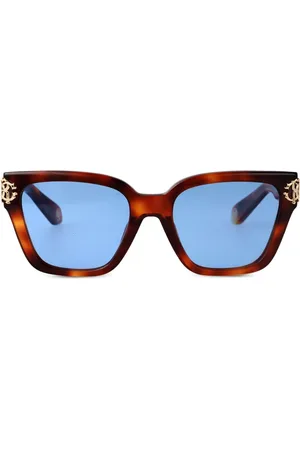 Roberto Cavalli Logo-plaque sunglasses