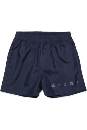 Marni Logo-print swim shorts