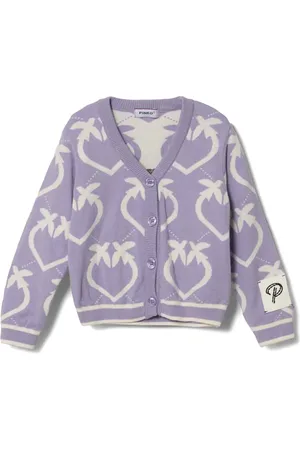 Pinko Love Birds-pattern cardigan