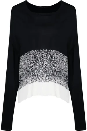 Uma Raquel Davidowicz Speckled two-tone jumper