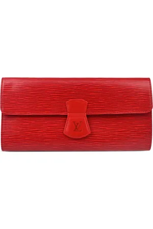 LOUIS VUITTON 1992 Rouleau Schmucketui Rot clutch bag