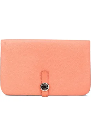 Hermès 2016 Togo Dogon Duo Wallet GM long wallets