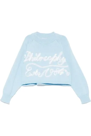 PHILOSOPHY DI LORENZO SERAFINI Logo-appliqu?? sweater