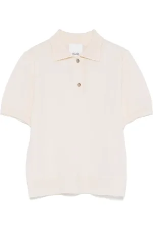 Allude Cashmere polo top