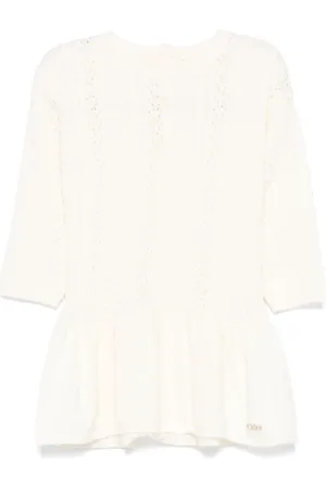 Chloé Pointelle-knit dress