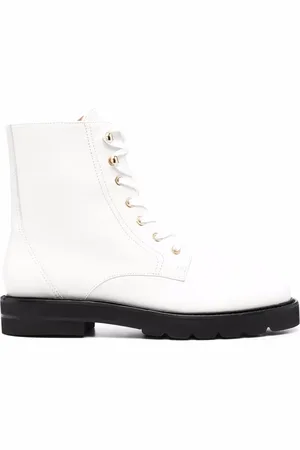 Stuart Weitzman Lace-up leather boots
