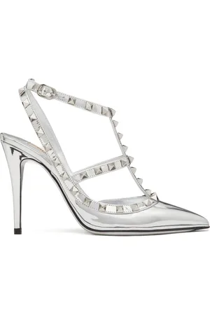 VALENTINO GARAVANI Rockstud 100mm ankle-strap pumps