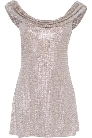 GIUSEPPE DI MORABITO Crystal-embellished mini dress