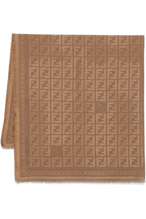 Fendi FF-jacquard scarf