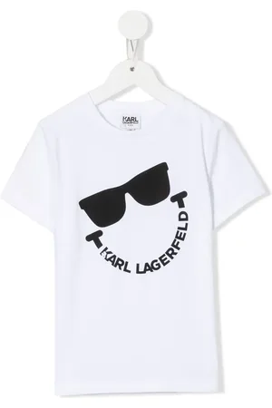 Karl Lagerfeld Smiley-print short-sleeve T-shirt