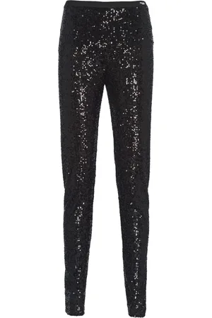 Prada Sequinned slim-fit trousers