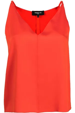 Paule Ka V-neck sleeveless blouse