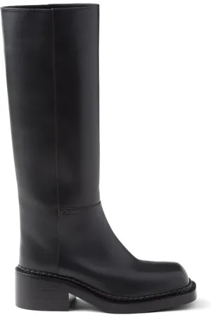 Prada Knee-high 55mm leather boots