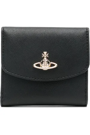Vivienne Westwood Orb-plaque leather wallet
