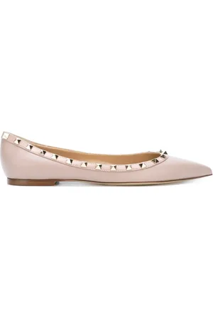VALENTINO GARAVANI Rockstud ballerina shoes
