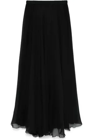 FORTE FORTE Silk georgette maxi skirt