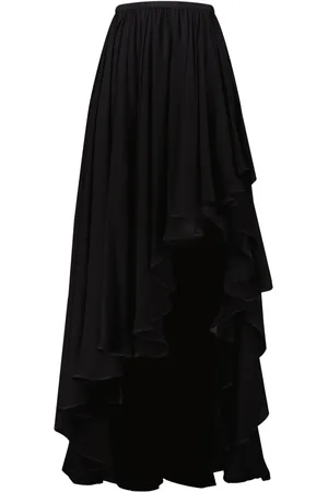 Giambattista Valli Asymmetric georgette skirt
