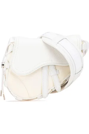 Dior 2021 Sacai Technical Fabric and Leather Saddle Bag crossbody bag