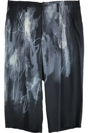 YOHJI YAMAMOTO Spray-painted trousers