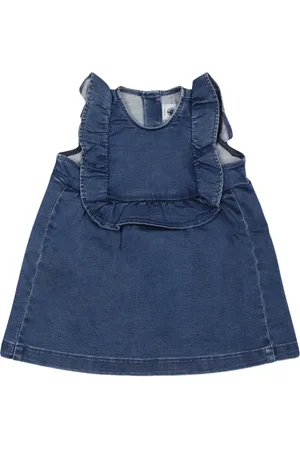 Petit Bateau Sleeveless denim dress