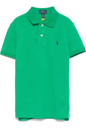 Ralph Lauren Piqué-weave polo shirt
