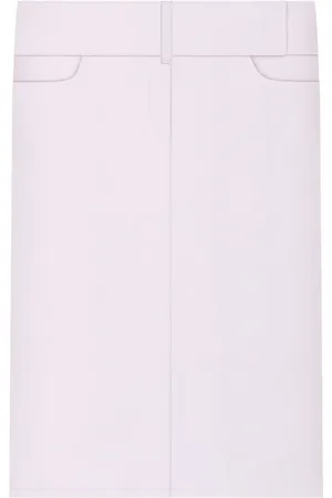 Courrèges Belted midi skirt