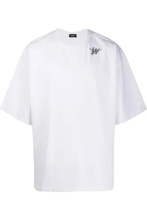 We11 Done Logo-print oversized T-shirt