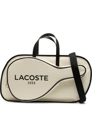 Lacoste Large heritage canvas racket bag