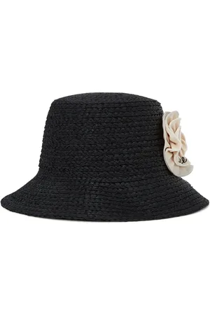 Karl Lagerfeld Floral-appliqu?? bucket hat