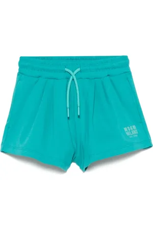 Msgm Logo-appliqué shorts