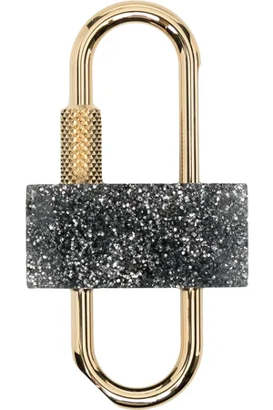 Givenchy Two-tone glittered padlock