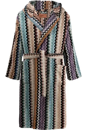 Missoni Adam zigzag-pattern bathrobe