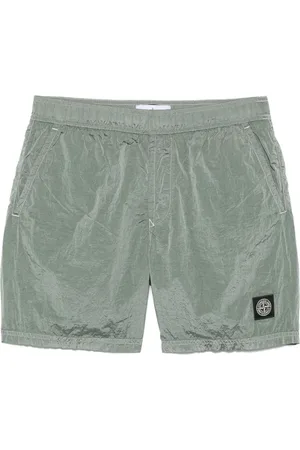 Stone Island Compass-patch swim shorts
