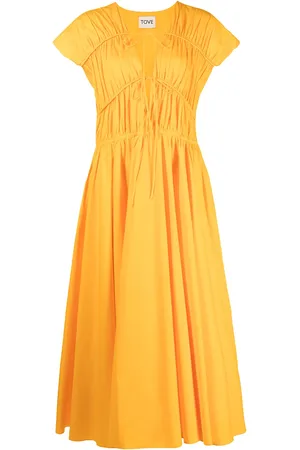 TOVE Ceres flared midi dress