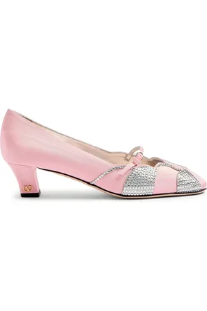 VALENTINO GARAVANI 45mm Bowow embellished pumps