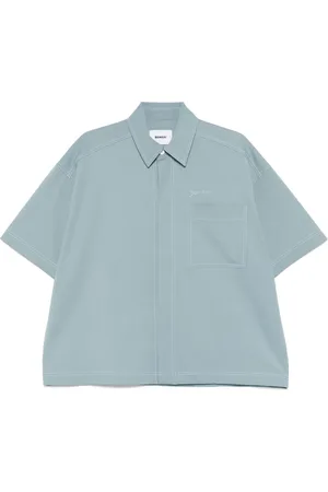 BONSAI Contrast-stitching shirt
