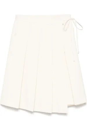 DUNST Pleated wrap skirt