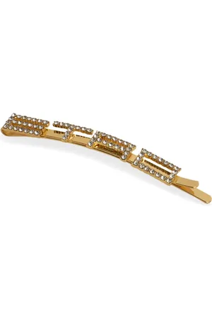 Etro Logo-lettering rhinestone hair clip