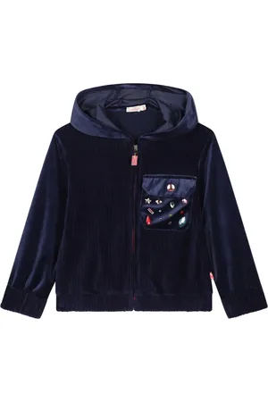 Billieblush Corduroy zip-up hoodie
