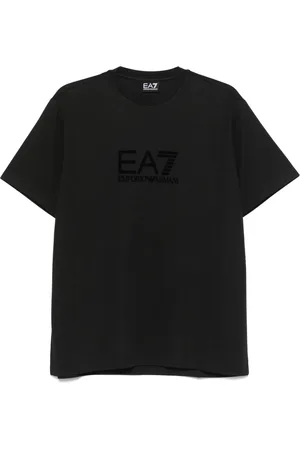 EA7 Flocked-logo T-shirt