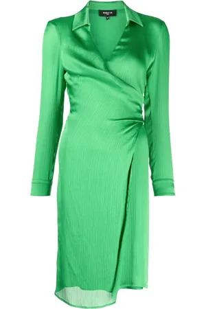 Paule Ka Side tie-fastening midi dress