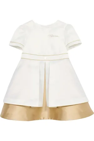 Roberto Cavalli Logo-embroidered dress
