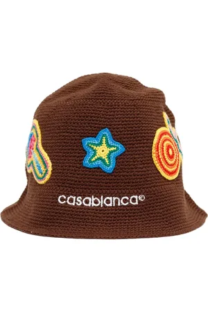 Casablanca Logo-embroidered bucket hat