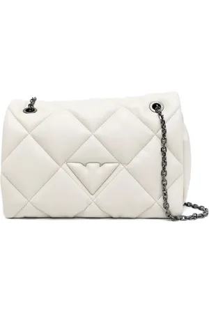 Emporio Armani Logo-embossed quilted shoulder bag