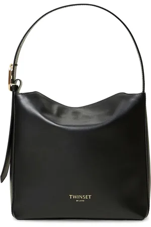 Twin-Set Leather tote bag