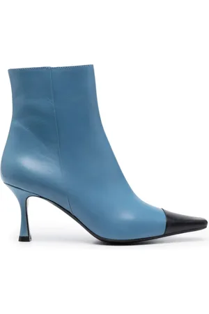 ROBERTO FESTA Two-tone 70mm leather ankle boots
