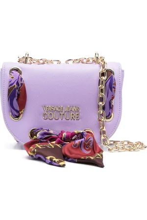 VERSACE Logo-plaque shoulder bag