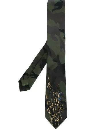 VALENTINO GARAVANI Camouflage jacquard tie