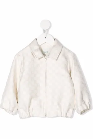 Fendi Grid-pattern jacket